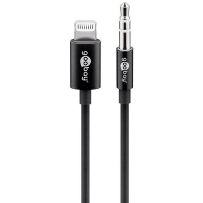 Câble audio Apple Lightning vers Jack 3,5 - Noir - 1.00m