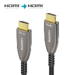 Câble HDMI / Fibre optique - 2.0 4K60 UHD - 25.00m 