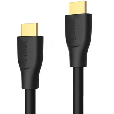 Câble HDMI - 2.0 4K60Hz UHD - Premium - Noir - 1.00m - Bag