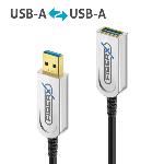 Câble USB 3.1 GEN 2 en fibre optique USB M / USB F - 15.00m PURELINK