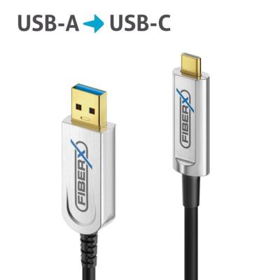Câble Fibre Optique USB 3.2 - USB-C/ USB-A AOC - 10.00m