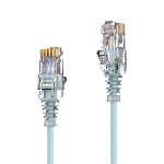 Câble RJ45 CAT 6. SLIM - UTP - LSOH - gris - 1,00m