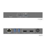 Station d'accueil - 2 HDMI - 2 USB-C - 2 USB-A - 100W PD - 1 RJ45