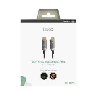 Câble HDMI / Fibre optique -8K UltraHD-2.1 48 Gbps 60Hz- 10.00 m PROX