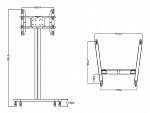 Chariot roulettes 32-63 700 x 400 max 50 kg