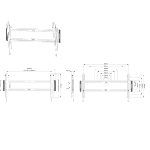 Support Fixe &  Inclinable 40"-86 " 800x400, 60 Kg  