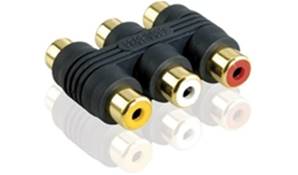 Liquidation Prix Net Profigold Coupleur 3x RCA Femelle/Femelle