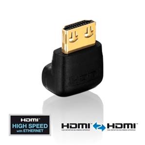 HDMI M-F 90° Secure Lock System