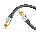 Câble coaxial audio 75 ohms numérique RCA  1,00m