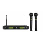 Kit de 2 microphones sans fil UHF 2 canaux