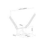 Support SONOS BEAM TV- Blanc