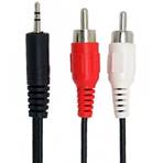 Câble Jack 3.5 mm Mâle - 2 x RCA Mâle 1.20 m