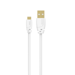 Cable Charge & Data Micro USB 2.00 m, Blanc