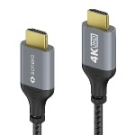 Câble HDMI 4k 60Hz 2.0 gris/noir-2.00 m