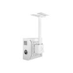 Support pour video projecteur blanc-charge max 40 kg- inclinable