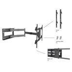 Support Double Bras - Longue portée 1010mm -Ecrans 42 à 75"-max 40 kg