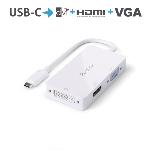 Adaptateur USB-C vers HDMI / DVI / VGA - 0,10m