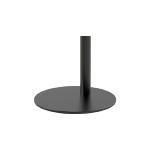 Pied de sol base ronde TV 17/32" noir - col 50/120 - Vesa 200x200