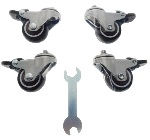 Set de 4 Roulettes  pour pied  de sol SWB7120
