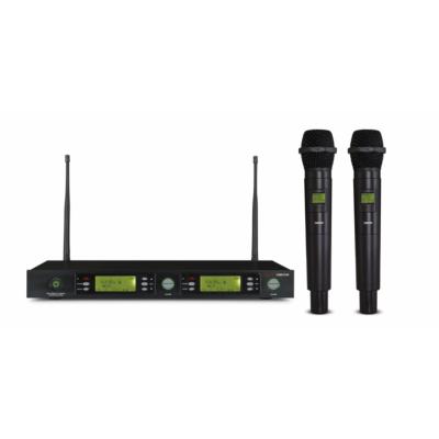 Kit de 2 microphones sans fil UHF 2 canaux