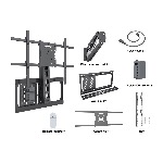 Support mural motorisé  articulé - 42-86"max 45 kg Vesa max 800/500