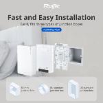 Borne wifi 6 mural 4x RJ45 - 3000 Mbps-POE in/out