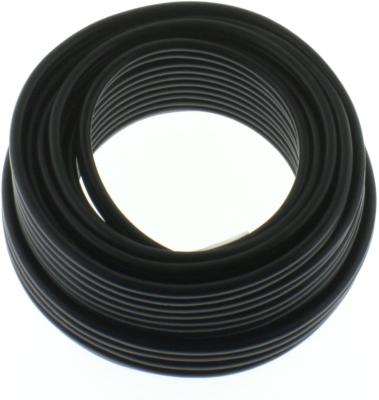 Câble HP rond gaine 2 x 2.5mm² Noir- Bobine de 100 m
