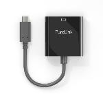 Adaptateur USB-C vers DVI - 4K@30 - UHD - 0,15m - noir
