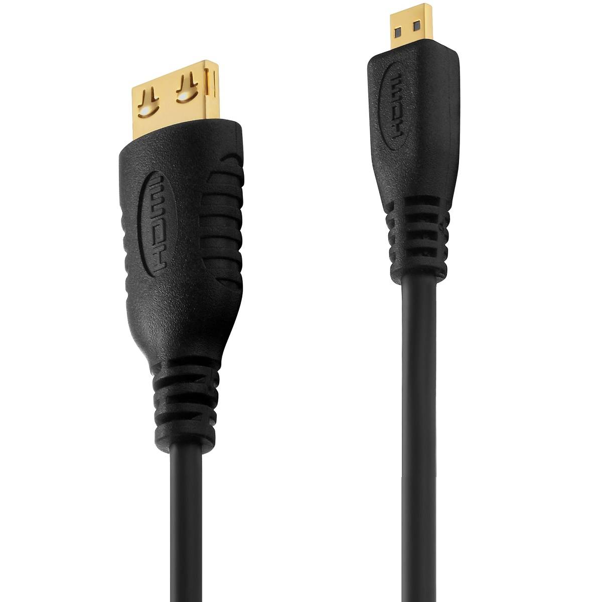 HDMI Micro HDMI 2,0 18GBS 4K Sécurisé Noir 1.00m Bag