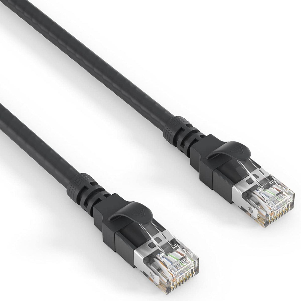 C ble RJ45 Cat 6a SFTP 30m Noir 10 Gb HDBaseT POE