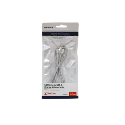 Câble USB - Lightning - 1.00 m Blanc Non MFI