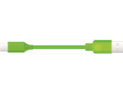 Câble USB type C mâle - USB A mâle - Charge et Data - 1.00m Vert
