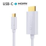 Câble USB-C vers HDMI sonero - 1,00 m - blanc
