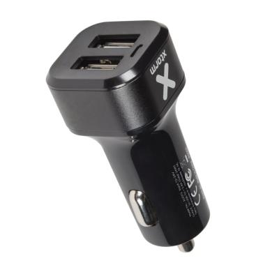 Liquidation Prix Net Chargeur Auto 2 USB 12V 2.4A  NOIR