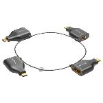 Adaptateurs USB-C 4K vers HDMI/DisplayPort/Mini DisplayPort/VGA
