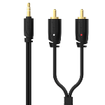 Câble Jack - 2 X RCA Stéréo 2.00 m PRO