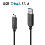 Câble USB-C / USB-A Premium USB 3.1 (Gen 1) - 0,50 m, noir