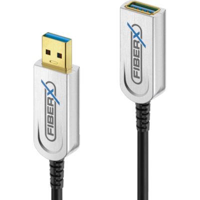 Rallonge Fibre Optique USB 3.2 Gen2 USB-A AOC - 30m