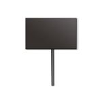 Goulotte noire aluminium 110 x 3.3 cm