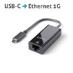 Adaptateur USB-C vers Ethernet - Gigabit - 0,10m - noir