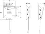 Support Fixe Inclinable 15"-32" Vesa 75x75 et 100x100, 20 Kg max