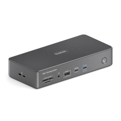 Station d'accueil USB-C - 2 HDMI +1 DP - 2 USB-C - 6 USB-A - 100W PD 