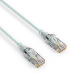 Câble RJ45 CAT 6. SLIM - UTP - LSOH - gris - 0,25m