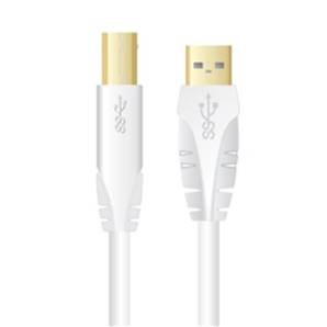 Câble USB-A M / USB-B - Blanc - 2.00 m passer sur SOC4002