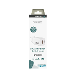 Chargeur Mural USB-C+USB-A PD+QC- GAN, 35W Blanc