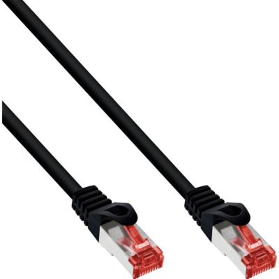 Câble RJ45Cat.6 S/FTP noir 25.00 m