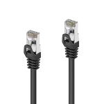 Câble RJ45 Cat.6a SFTP 0.5m noir / HDBaseT 