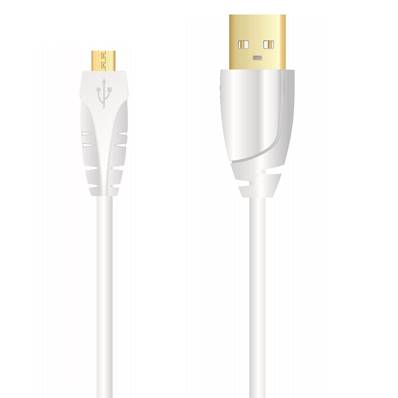 Câble USB-A M / USB Micro-B M - Sync/charge - 2.00 m Blanc