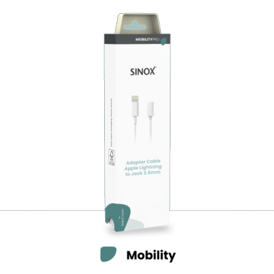 Adaptateur Lightning/ Jack  0.15 m Blanc (certifié apple)