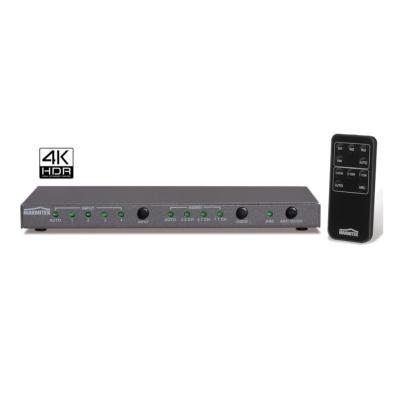 Commutateur HDMI 4 vers 1 / 4K UHD HDR et sorties audio numérique  